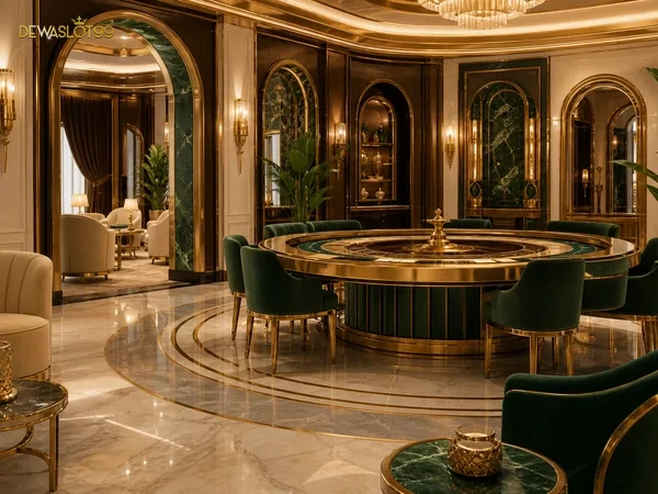 Tampilan kategori Casino di halaman utama