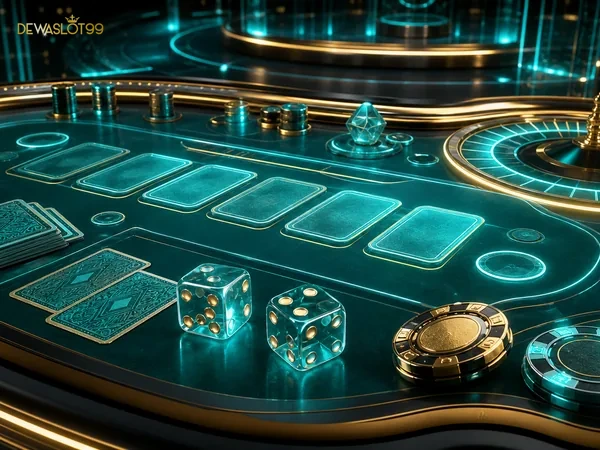 Tampilan beranda permainan online Dewaslot99